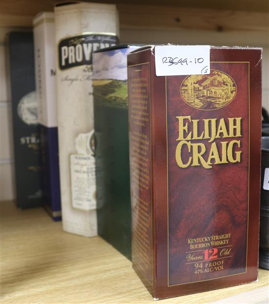 Four assorted bottles of whisky: Glenglassaugh Revival, Provenance, Inchgower 1999, Strathisla 12yo